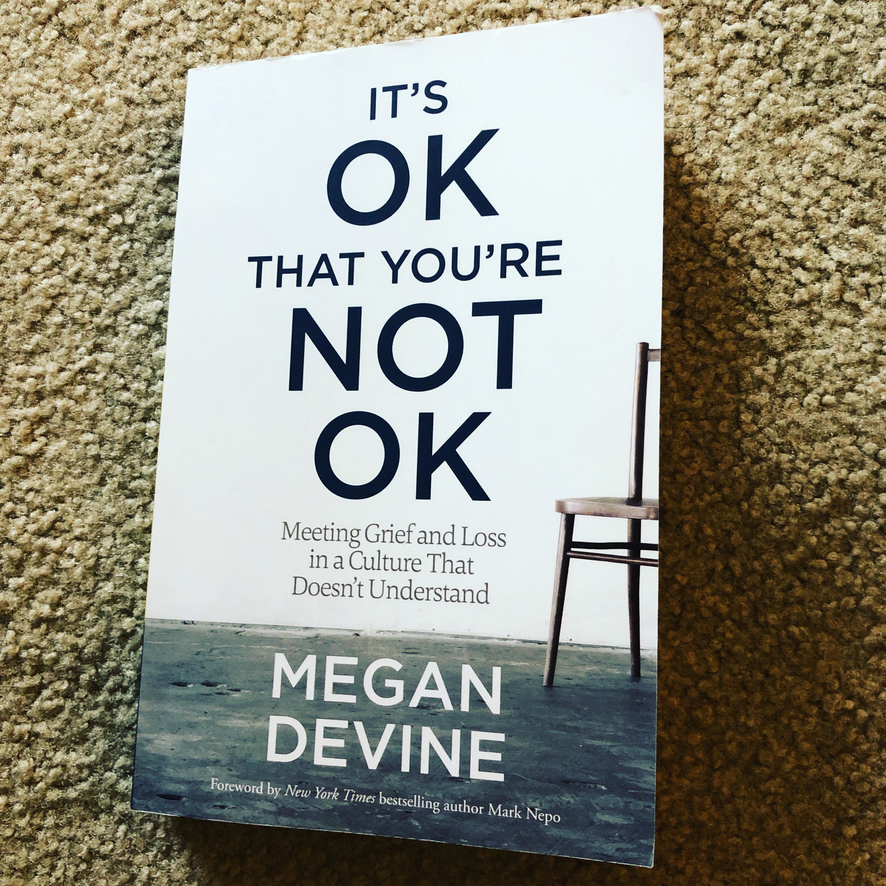 Its ok that youre not ok. by Megan Devine | by Joseph Blackman | Medium