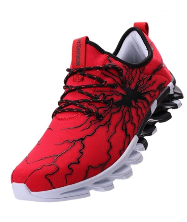 Bronax men's fashion graffiti personality sneakers Outlet