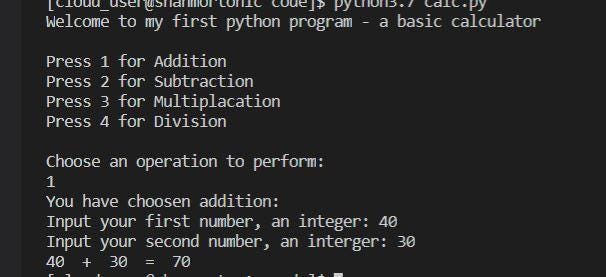 Simple Python Calculator. I’ve completed a Python program, a… | by ...