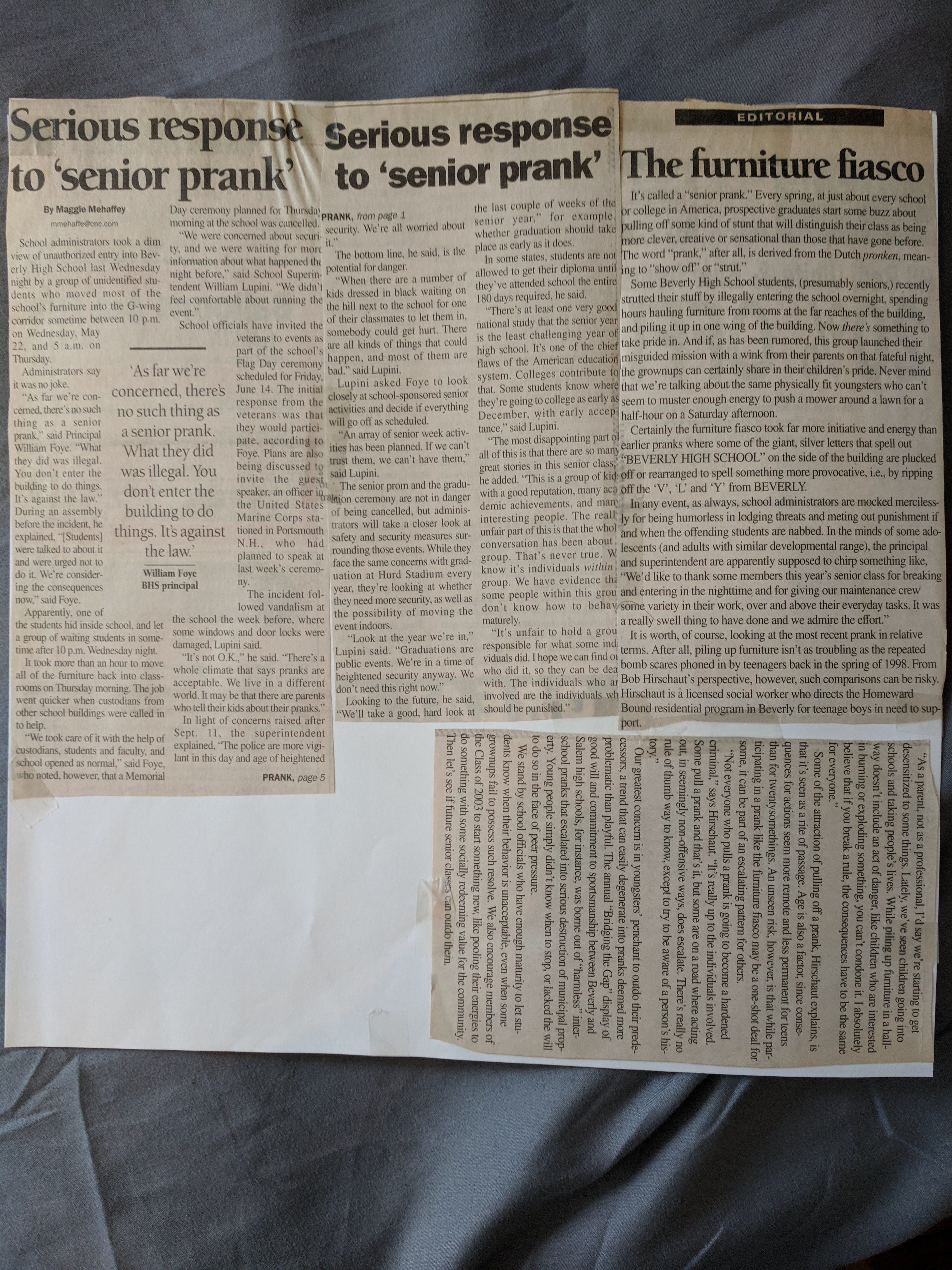The Great Prank Of 2002 Bryce Read Medium