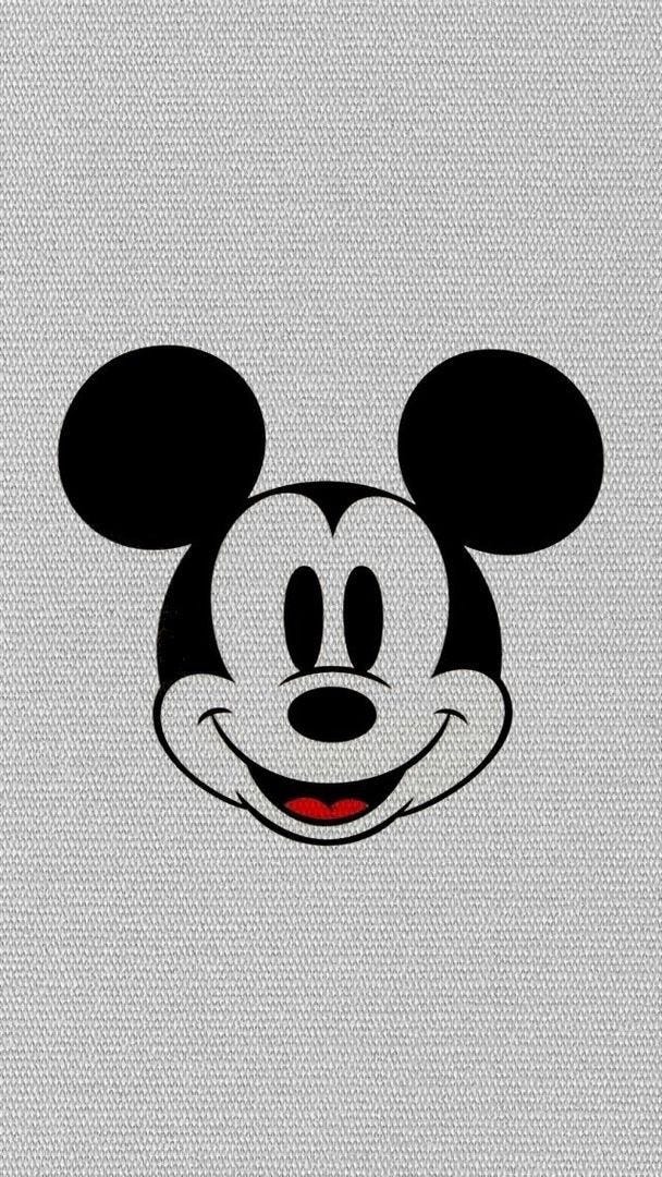 ミッキーマウス クラシック かわいい笑顔 By Iphone Wallpaper Medium