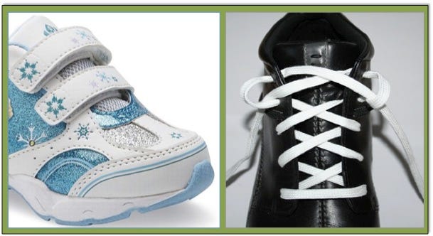 velcro shoe closures