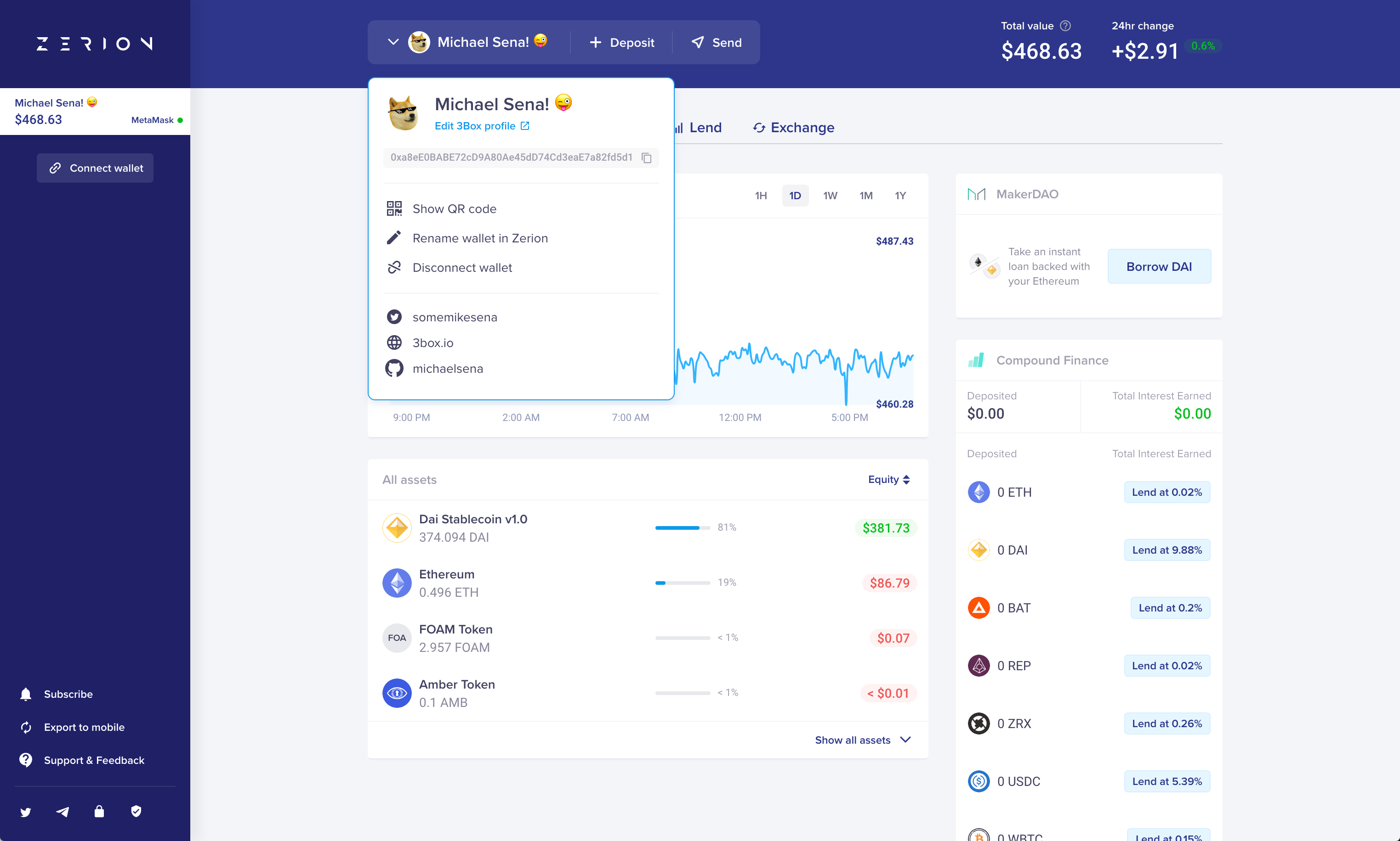How 3Box profiles help Zerion deliver a more human DeFi UX | by 3Box