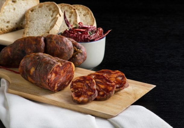 Organic Free Range Calabrian Black Salami By Vorrei Medium