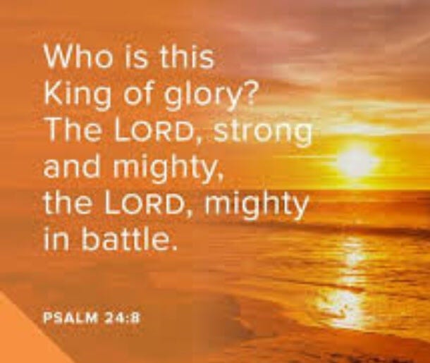 King of Glory. Psalm 24 NLT by Linda Carlton Medium
