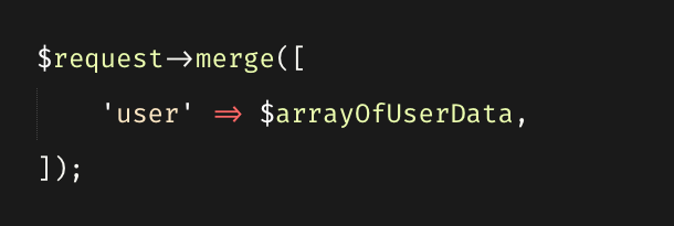 solicitud de Laravel