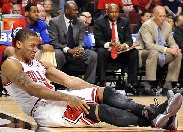 derrick rose knee