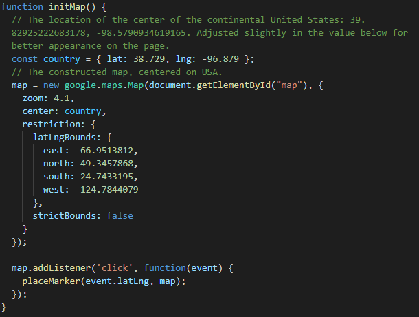 Map Function In Javascript Example Google Maps Javascript: Fascinating, Versatile, Complex | By Rand H | Medium