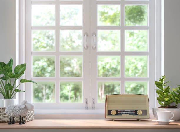 Glass window for home