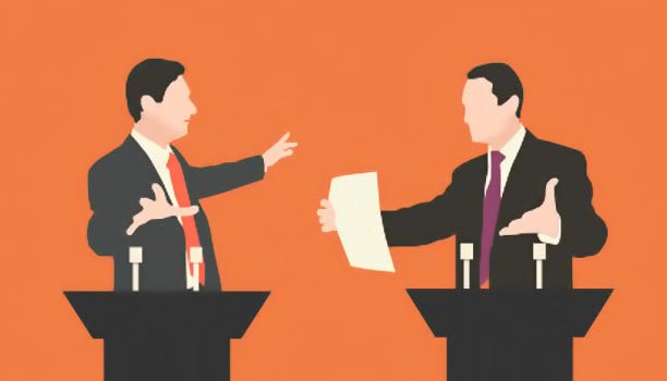 Um debate político inesquecível - Raphael Evangelista - Medium