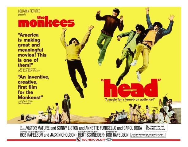 Image result for movie "Head" the monkees