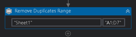 圖八:Remove Duplicates Range 功能畫面