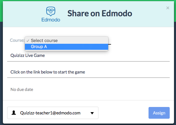 edmodo app not sjowing group