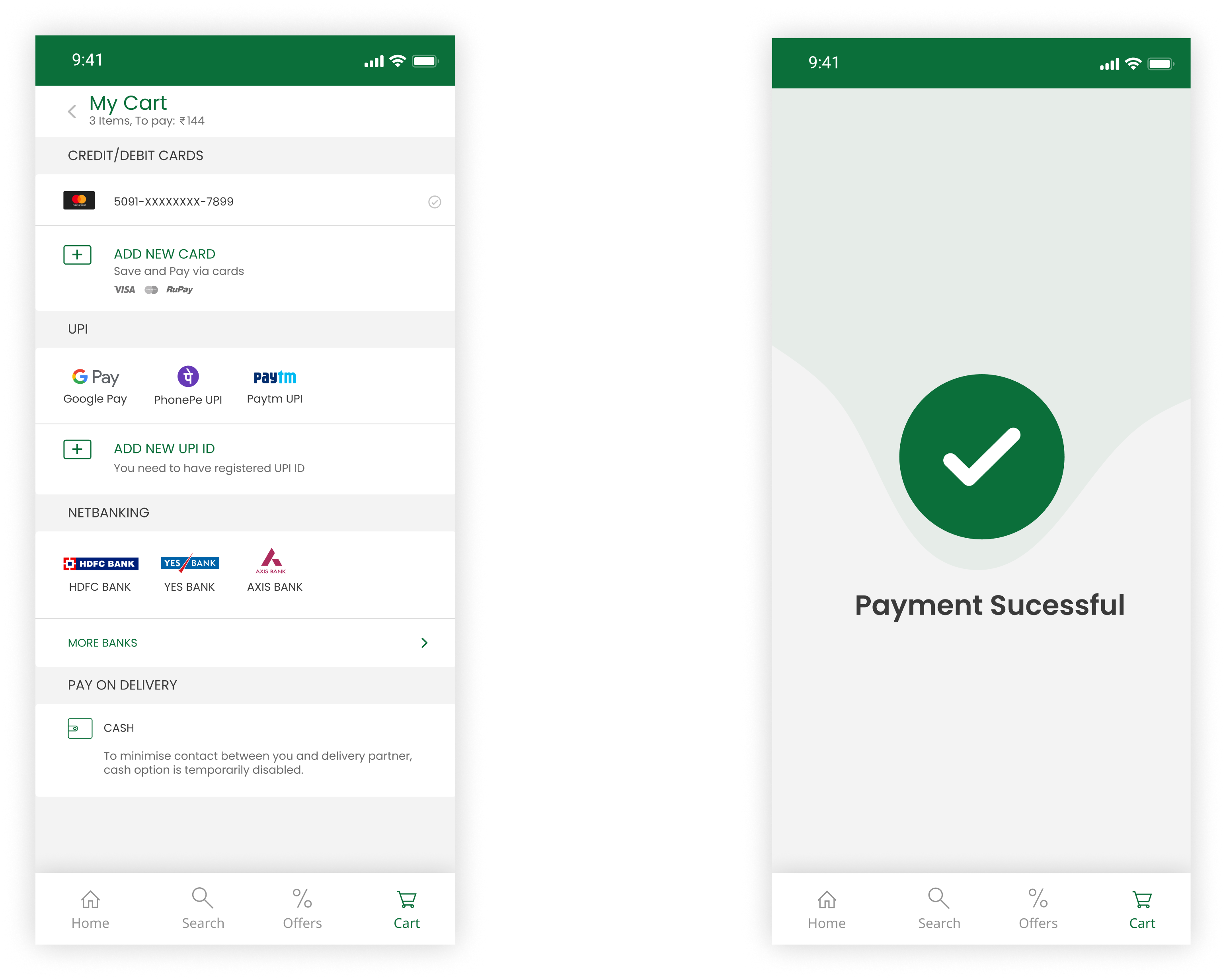 DMart Ready Online Grocery Shopping App Redesign — UI/UX Case Study by Prahallad Reddy Jun