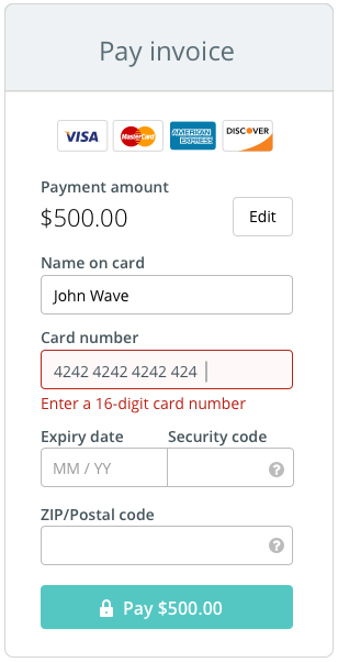 The Anatomy Of A Credit Card Form By Gabriel Tomescu Ux Collective