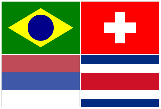 Bandeiras Da Copa Construidas Com Canvas By Guto Xavier Gutoffline Medium