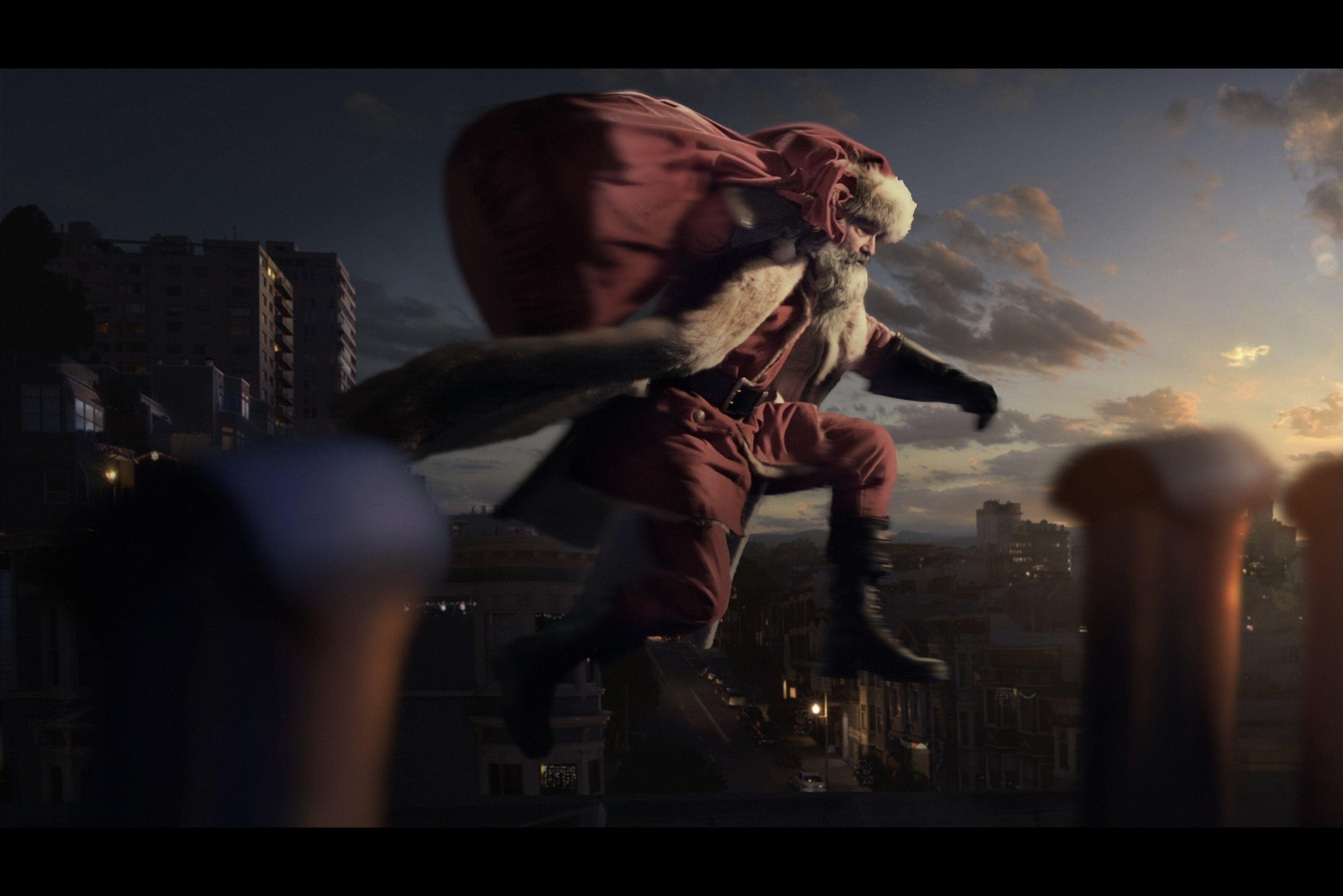 Two Cents Jams With Kurt Russell S Santa Claus During The Christmas Chronicles By Brendan Foley Cinapse