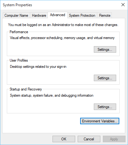 System Properties