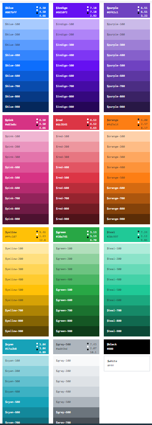 15152691164358260905/18 Bootstrap Color Palette Examples Onaircode ...