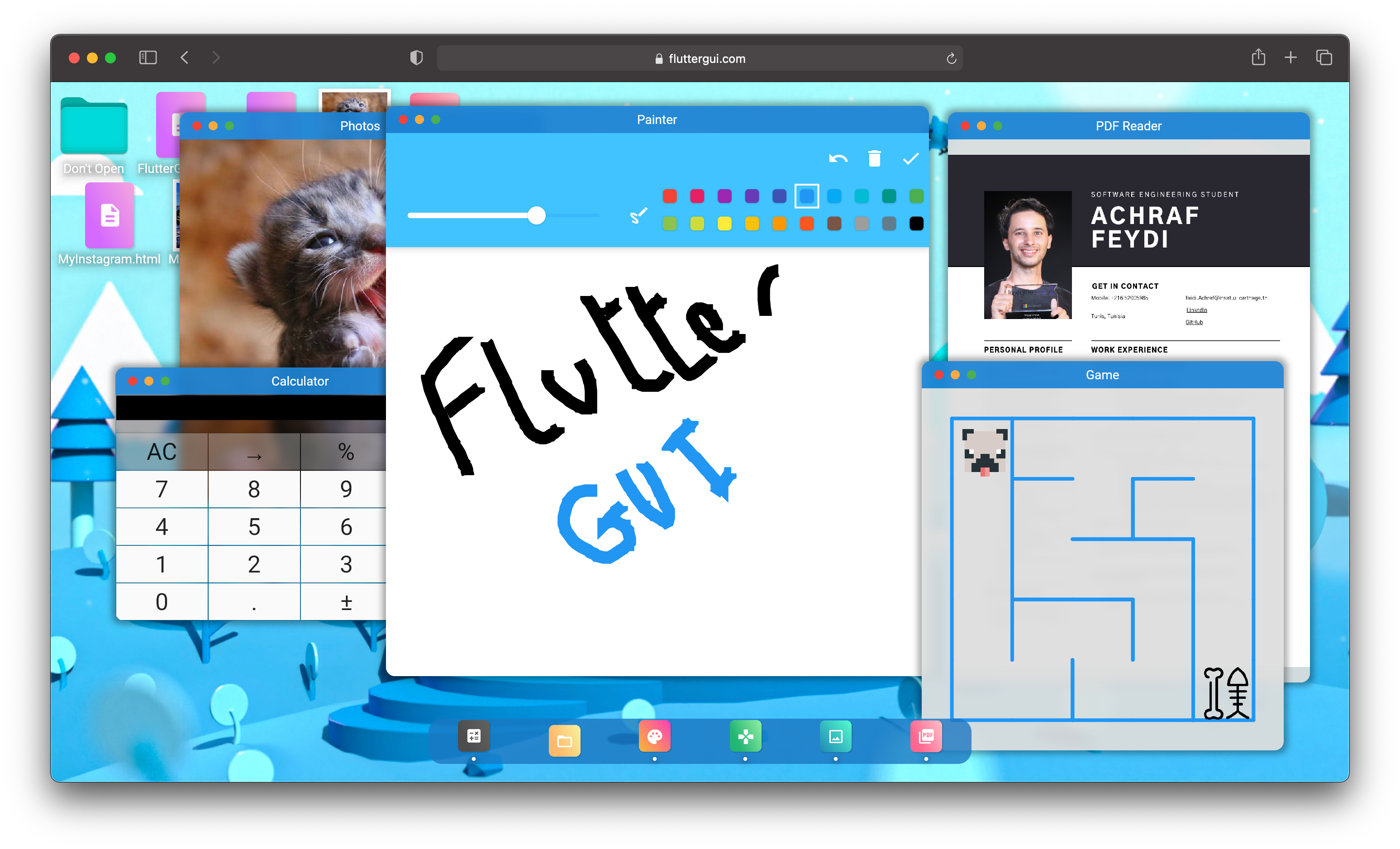 Desktop GUI Implementation using Flutter WEB (Part 1 Introduction