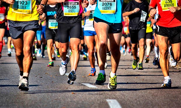 running marathons