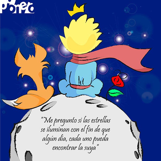 El valor del amor y la amistad. El principito representa
