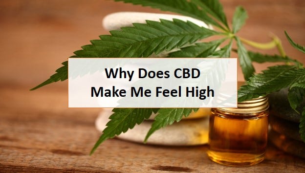 Why Does CBD Make Me Feel high?. CBD has high health benefits to our ...