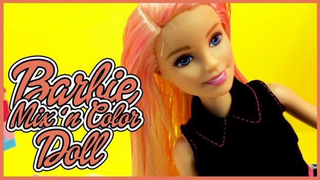 barbie hair color and style doll