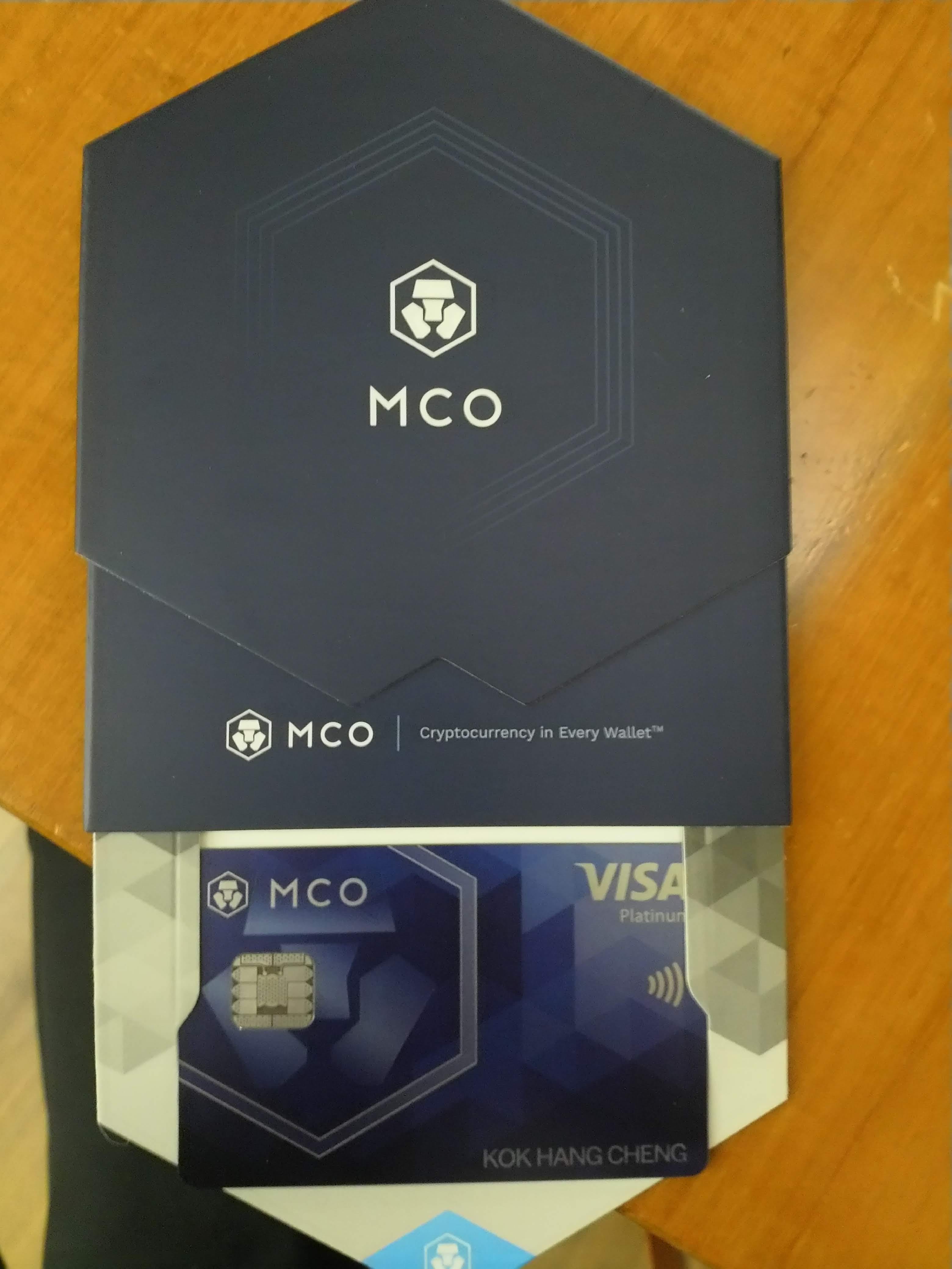 Mco Debit Card / Cryptocurrency Card Mco Visa Card ...