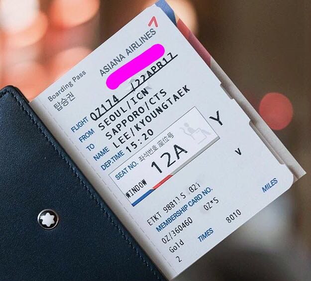 Boarding pass