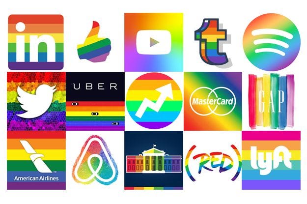 How to change your company logo for Pride Month 2018 | by John Riggin |  Medium