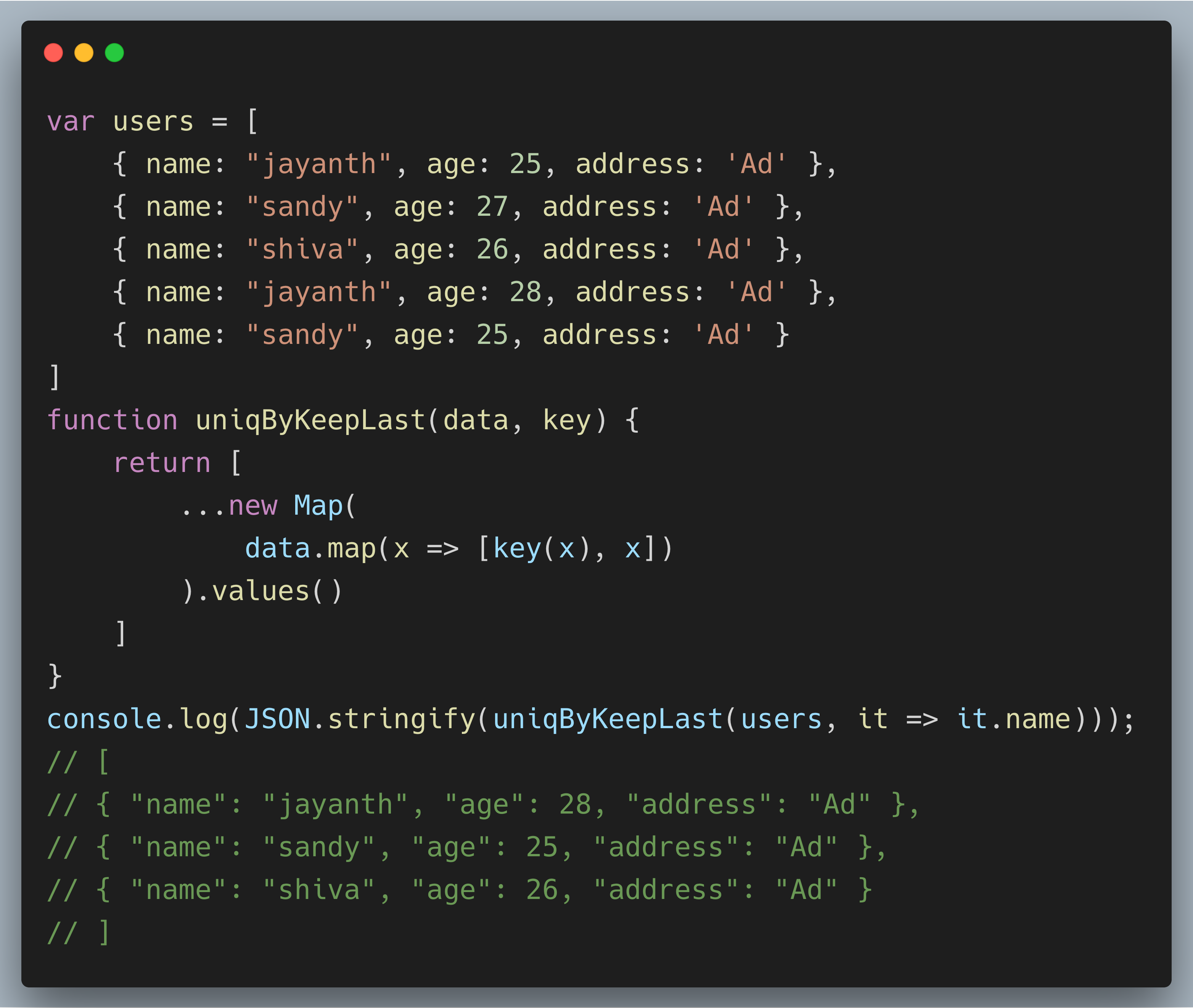 33 Javascript Remove Element From Array By Key