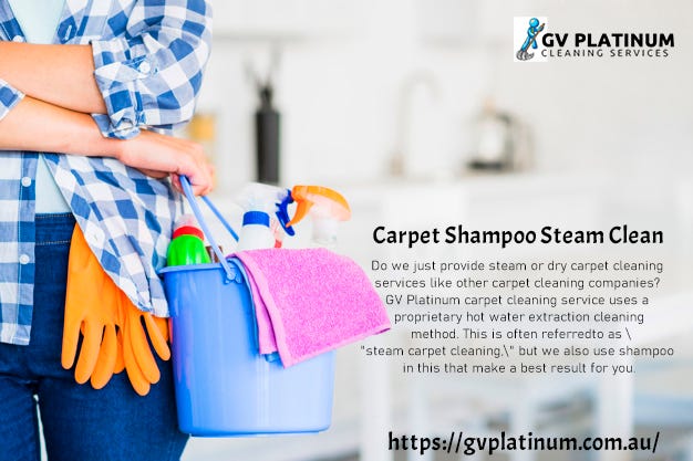 Carpet Shampoo Steam Clean. It is easy to see why so many customers… | by Shepparton best cleaning services in australia | 