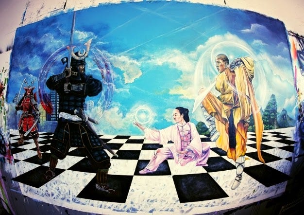 bruce lee on turntables