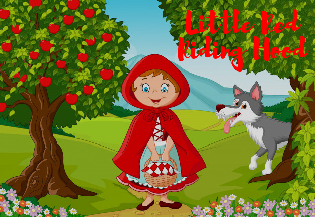 Little Red Riding Hood Once Upon A Time There Was A Little By Scribe Bee Medium