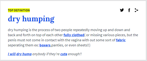 Urban dictionary