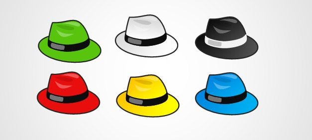 Use the Six Thinking Hats to Solve Your Next Creative Challenge | by Zach  Obront | Book Bites | Medium