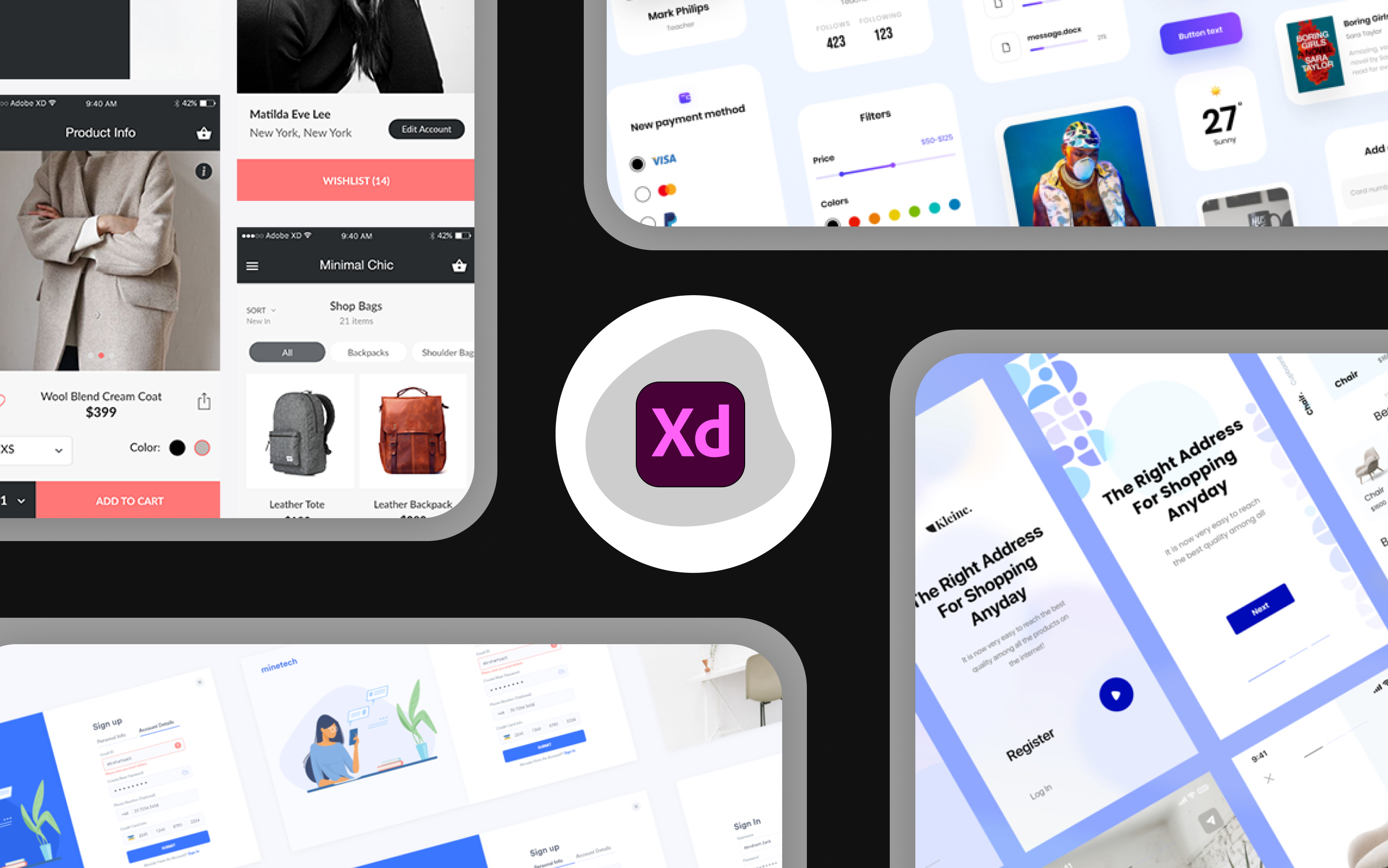 Most Essential Adobe Xd Ui Kits Hand Picked Free Adobe Xd Ui Kits By Jaskaran Singh May 2021 Ux Planet