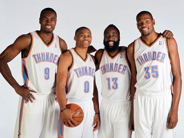 kd james harden russell westbrook