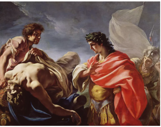 Akhilleus Patroklos'un Cesedini Düşünürken, Giovanni Antonio Pellegrin