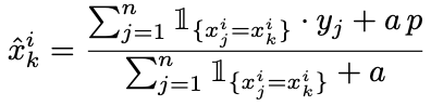formula estimator for encoded quantity