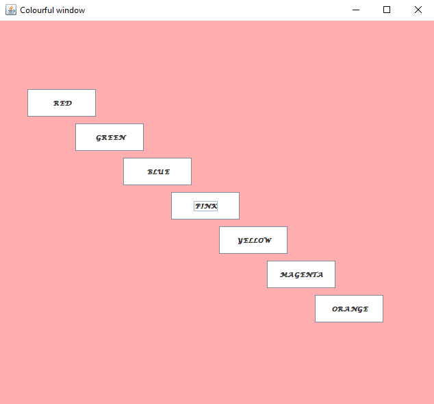 Java Program to Change the Background Color of the Frame on Clicking