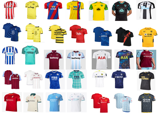 Premier League 2021/22: Kit review and ranking | by Prateek Vasisht ...