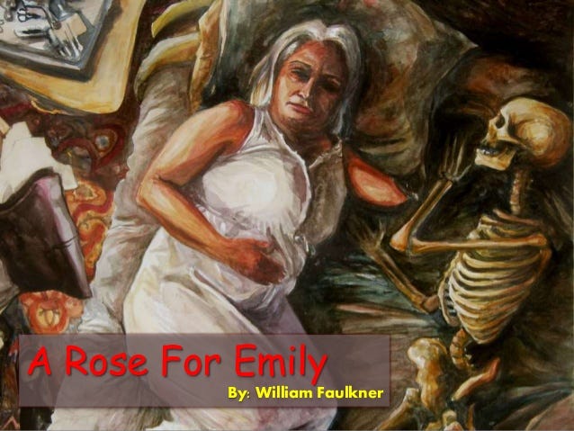 william faulkner a rose for emily text