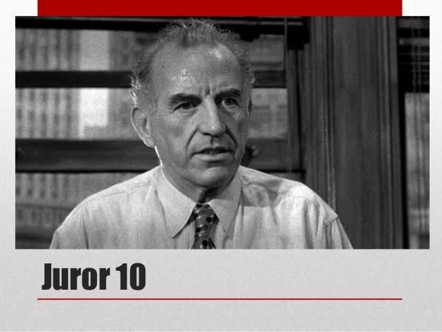 Juror 10 from 12 Angry Men (1957)
