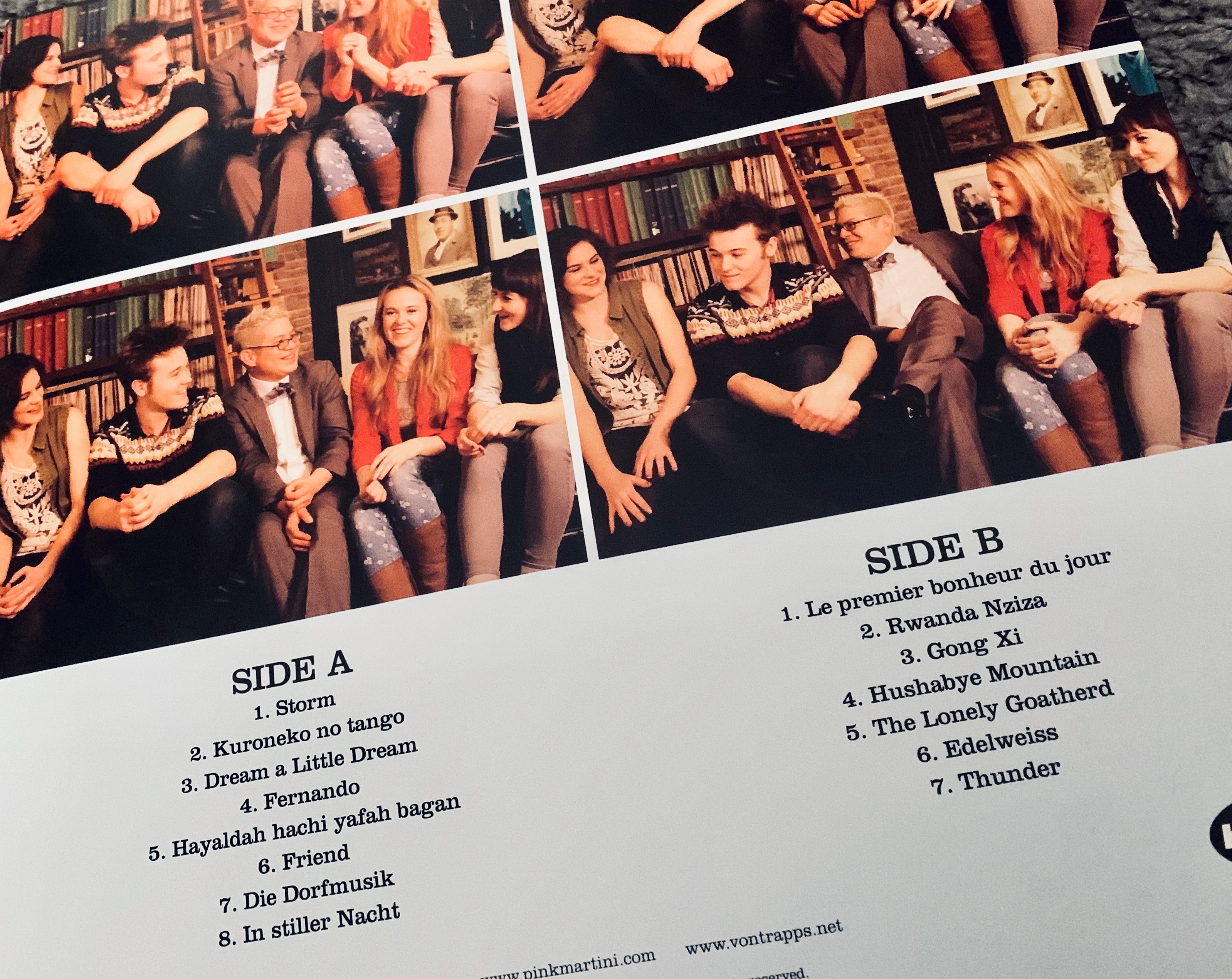 Pink Martini — Dream a Little Dream album back sleeve