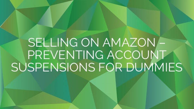 selling on amazon for dummies