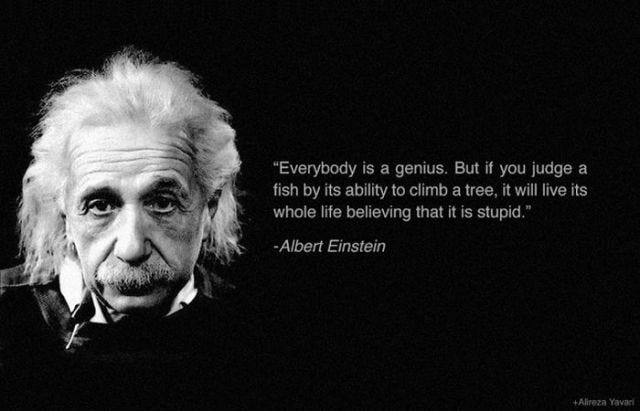 Why Einstein Called 'Everybody A Genius' | By Genius Turner | Publishous | Medium