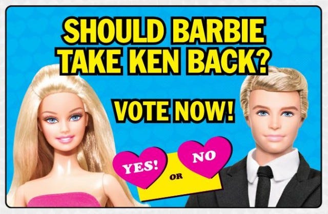 barbie and ken break up