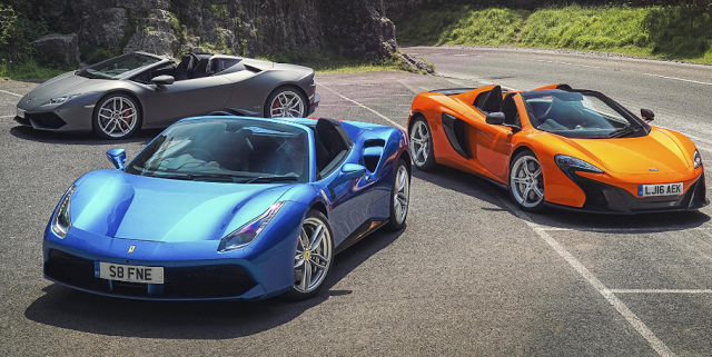 Battle of the spiders: Ferrari 488 Spider vs McLaren 650S Spider ...